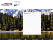 Tablet Screenshot of freewaytirepros.com